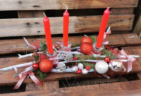 Aranjamente tematice - Decorațiune Crăciun pt masă