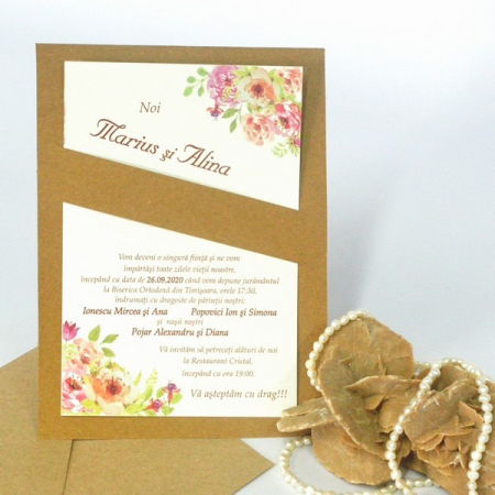 Invitatii nunta - Invitatie 8215