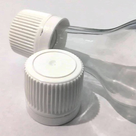Dopuri si capace - Capac plastic prefiletat D 18 Alb