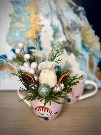 Aranjament Crăciun Snow Cup [1]