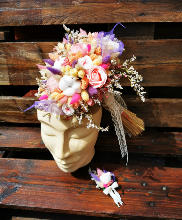 Buchet pastel + cocarda eXt-B02 [4]