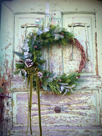 2025 Craciun - Coronita pt usa brad natural