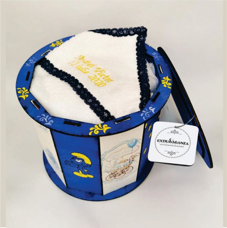 Accesorii botez - Cutie pt. trusou personalizata
