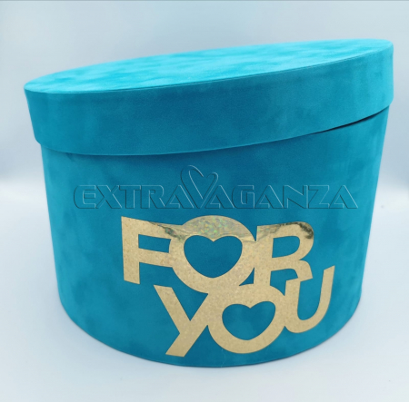 Cutie personalizata catifea Blue Caraibes [2]