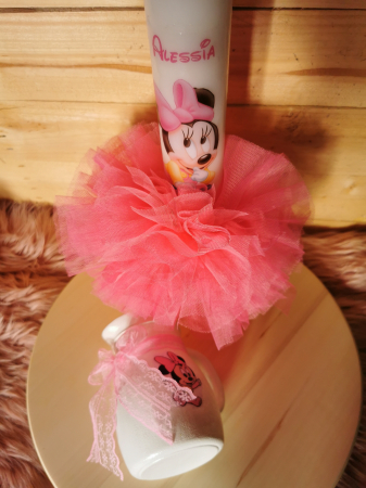 Lumanare si canta botez Minnie Mouse [3]