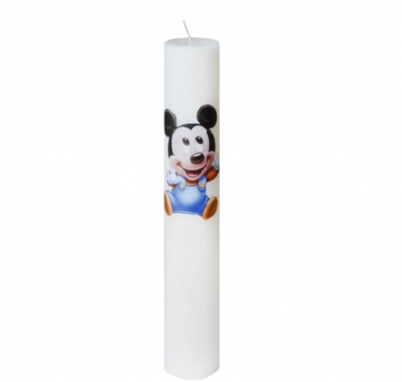 Accesorii botez - Lumanare Botez Baby Mickey