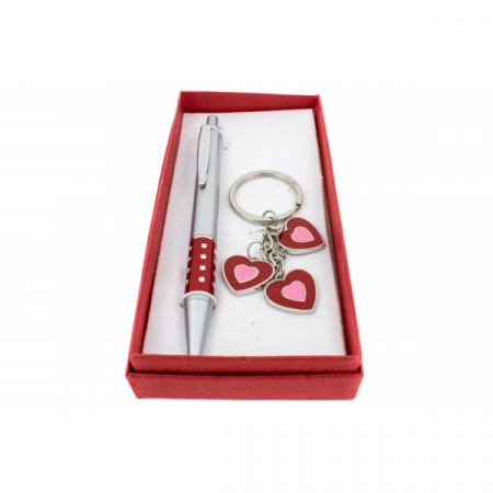 Marturii extravagante - Marturie Nunta Set Breloc Si Pix EXT-M12