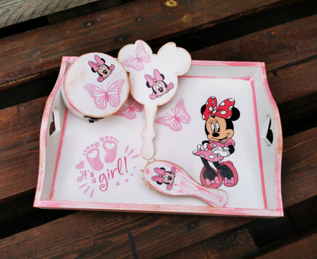 Obiecte personalizate pt. copilasi - Set taiere moț Minnie EXT-SM2