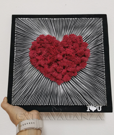 Tablou licheni Heart [2]
