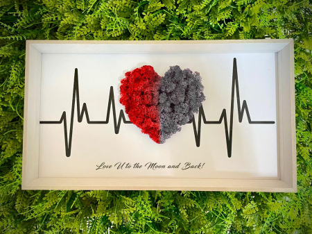 Tablou licheni Heart Beats EXT-L16 [2]