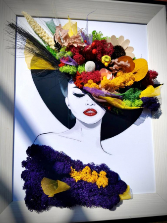 Tablou Lady in Purple EXT-L23 [1]