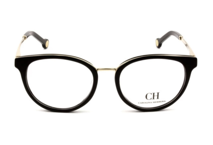 Carolina Herrera VHE124 0700 – Ramă Ochelari de Vedere Cat Eye Neagră [3]