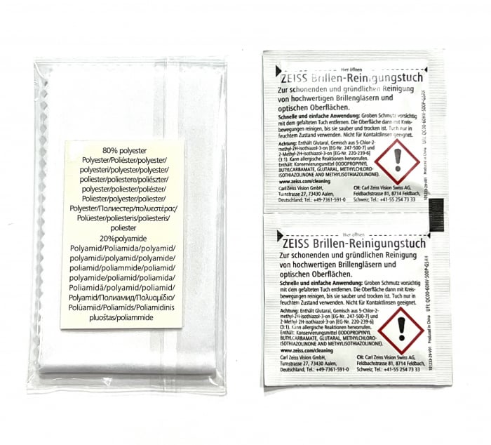 Kit de curatare ZEISS - Lentile Ochelari ZEISS  / ZEISS Cleaning Kit - Recomandat la intretinerea lentilelor de Ochelari , Obiectivelor Foto-Video, Ecranelor de Telefoane [6]