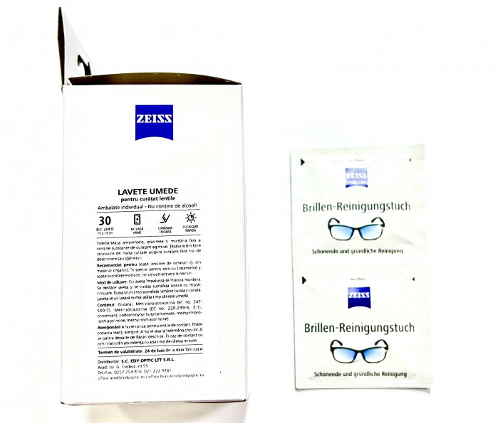 Kit de curatare ZEISS - Lentile Ochelari ZEISS  / ZEISS Cleaning Kit - Recomandat la intretinerea lentilelor de Ochelari , Obiectivelor Foto-Video, Ecranelor de Telefoane [4]
