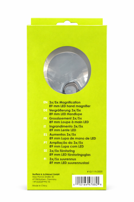 Lupa dubla 3X / 5X + LED - LED Hand Magnifier [2]