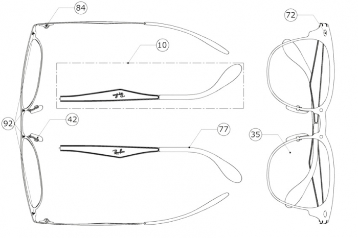 Reparații și Piese de schimb pentru Ray Ban Originale [3]
