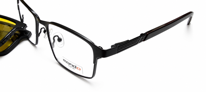 Rame Mondoo 0669 01 cu 2 ClipOn-uri polarizate Day  + Night Rame Ochelari de Vedere [2]