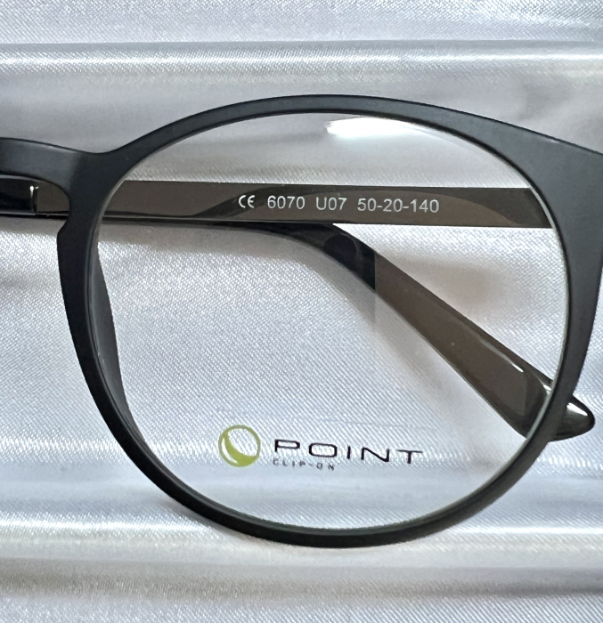 Rame Ochelari de Vedere Point 6070 U07 cu ClipOn Polarizat si Oglinda Blue [4]