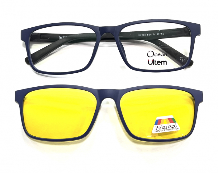 Rame Ochelari Ocean Ultem ULT01 C2 cu 4 ClipOn Polarizate [1]