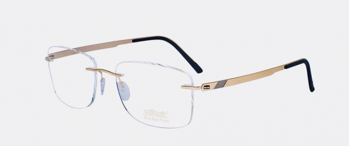 Rame Ochelari Vedere Silhouette Venture 5558 DC 7680 Titan placat cu Aur Alb 23k [2]