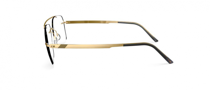 Rame ochelari vedere Titan Silhouette Venture Silhouette 5558 LA 7520 placat cu Aur 23K [4]