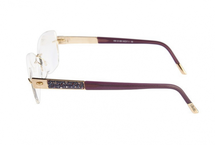 Rame Ochelari vedere Silhouette 4540 20 6051 Placat cu Aur 23k Cristale [2]