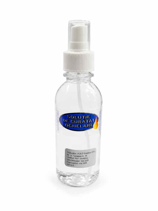 Soluție Profesională pentru Curățat Ochelari 200ml – Spray Anti-Urme pentru Lentile, Ecrane și Optică 200ml [2]