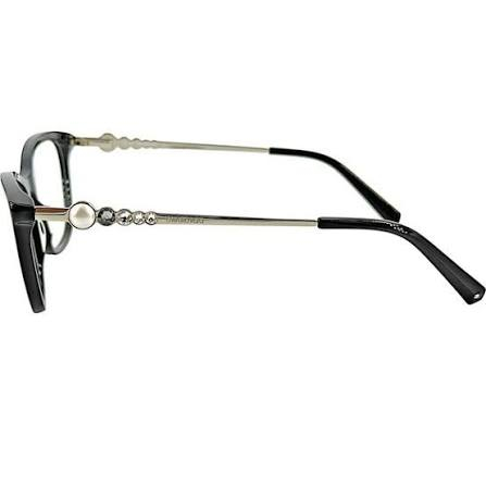 Swarovski SK5276F 001 – Ramă Ochelari de Vedere Cat Eye Neagră [2]
