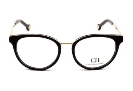 Carolina Herrera VHE124 0700 – Ramă Ochelari de Vedere Cat Eye Neagră [2]