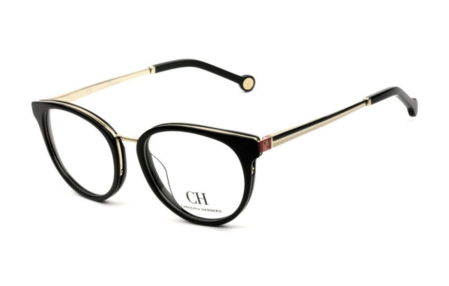 Carolina Herrera - Carolina Herrera VHE124 0700 – Ramă Ochelari de Vedere Cat Eye Neagră