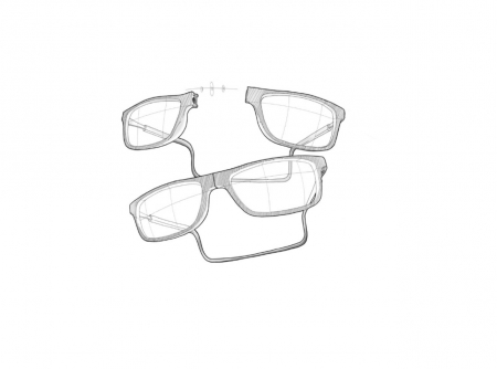 Slastik  JABBA 001 (+3.00sf) XL   Rame Ochelari pentru citit cu magnet la nas [3]