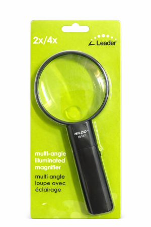 Lupe Optice - Lupa cu LED si Stativ - 2X/4X  Leader " Multi Angle illuminated Magnifier "