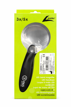 Lupe Optice - Lupa dubla 3X / 5X + LED - LED Hand Magnifier