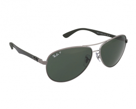 Ochelari de soare unisex Carbon Fibre Ray-Ban RB8313 004/N5 Polarized [4]