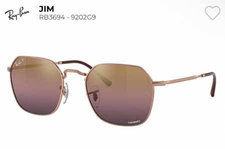 Ray Ban - Ray Ban RB3694 JIM 9202/G9 Polarizat Chromance 55-20-145
