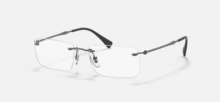 Rectangular - Rame Ochelari vedere Frameless Ray Ban RB8755 1128