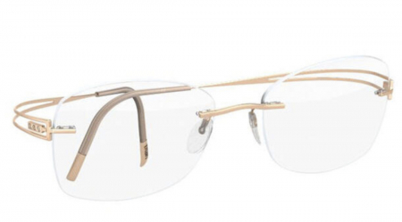 Titan + Aur - Rame Ochelari Vedere Silhouette Light Attraction 4469 20 6051  Aur 23K