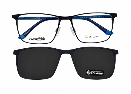 Rame Clip-On - Rame Titan  Mondoo 6151 C1 cu ClipOn polarizat Rame Ochelari de Vedere
