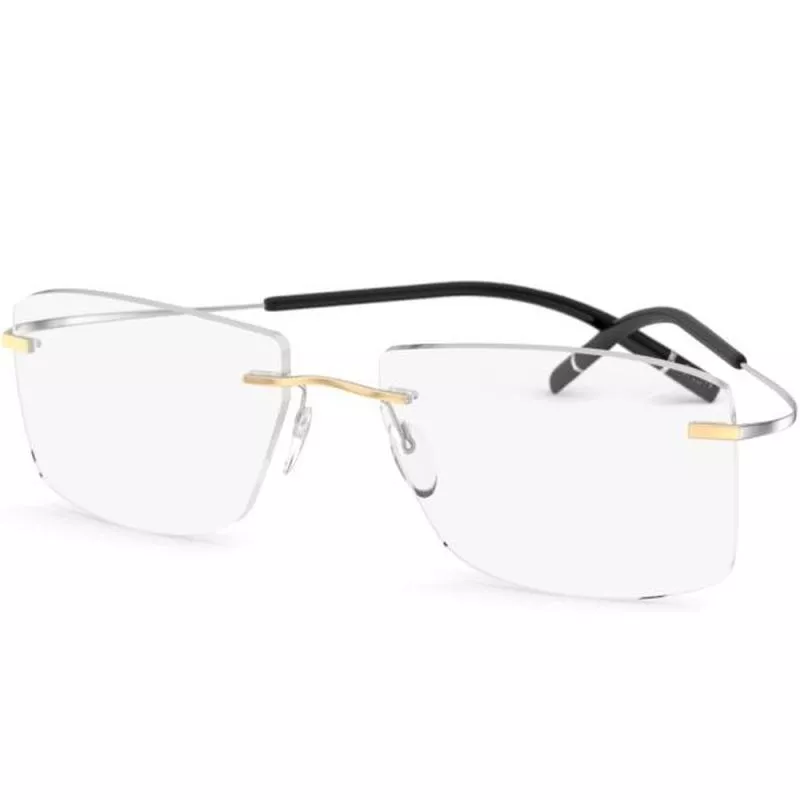 Titan + Aur - Rame vedere Silhouette 5539/IG 8180 56 TMA - THE ICON Placat cu Aur 23kt