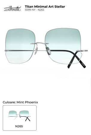 Unisex - Silhouette 5599 NY N265 Titan Minimal Art STELLAR  Rame Ochelari de Vedere din titan