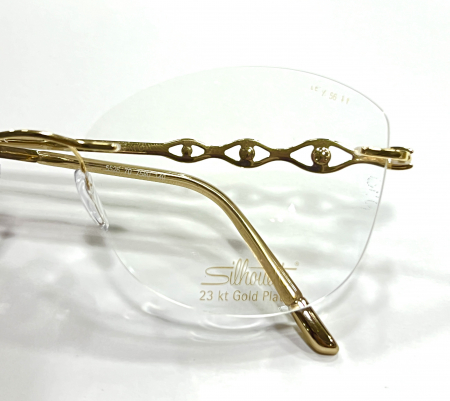 Sparkling Diva / Rame ochelari  Silhouette 5526 70 7580 140 Sparkling Diva Aur 23kt [3]