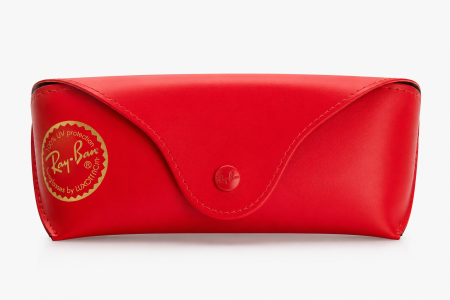 Reparatii / Piese Ray Ban - Toc original Ray-Ban RAT332A00 roșu | Husă pentru ochelari Ray-Ban