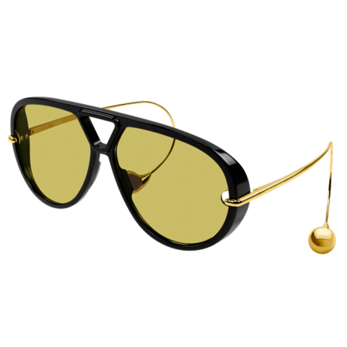 Bottega Veneta BV1273S 003 Black Yellow [2]