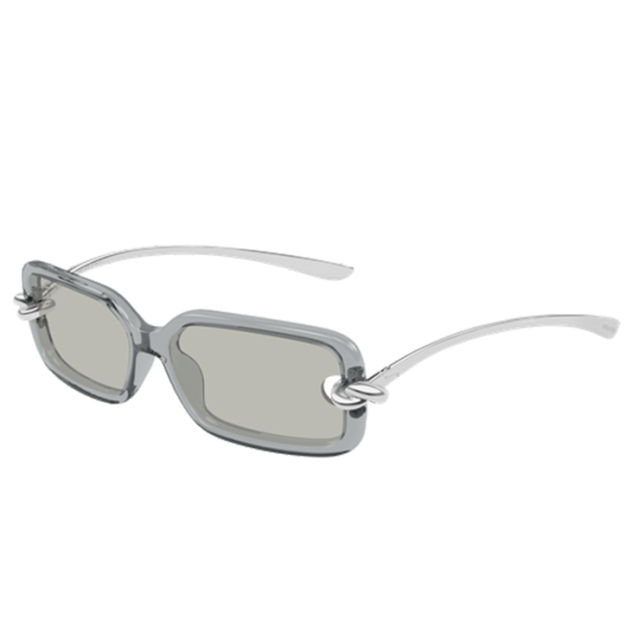 Bottega Veneta BV1439S 004 Grey Silver [2]