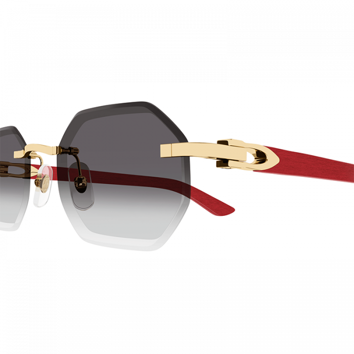 Cartier C Decor CT0439S 003 Grey Red [2]