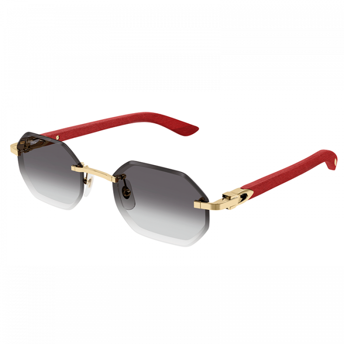Cartier C Decor CT0439S 003 Grey Red [3]