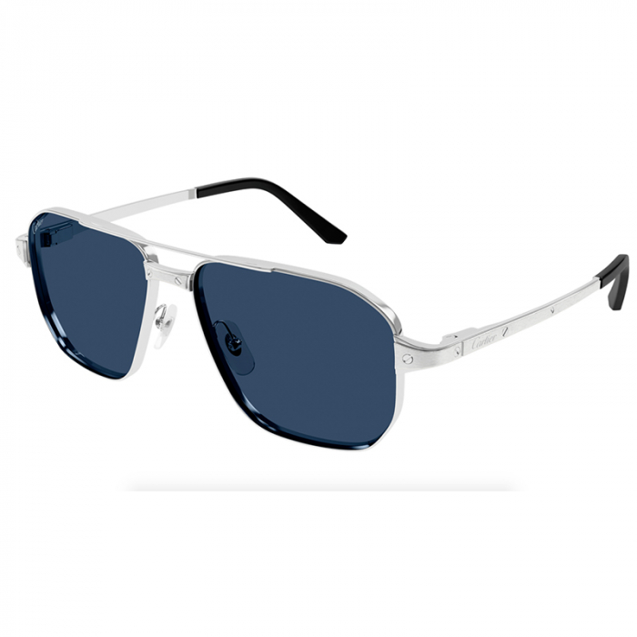 Cartier CT0424S 004 Blue Silver [2]