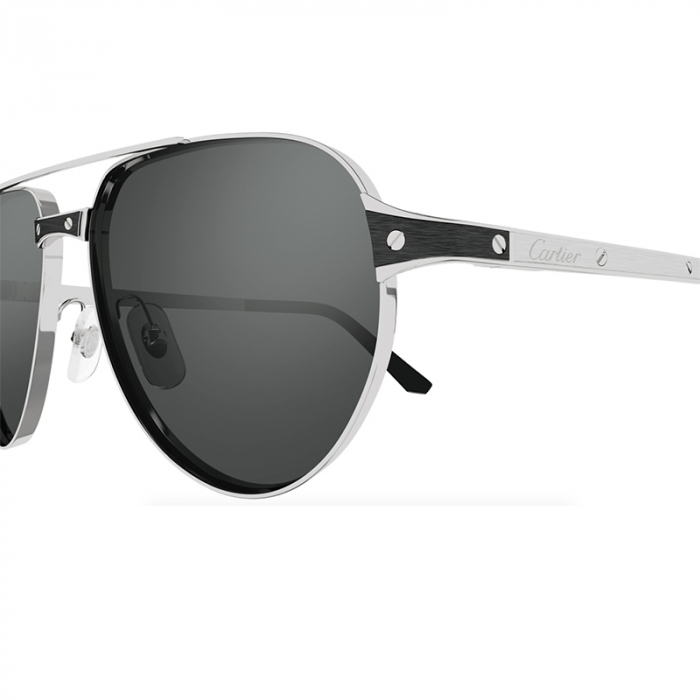 Cartier CT0425S 004 Silver Grey [3]
