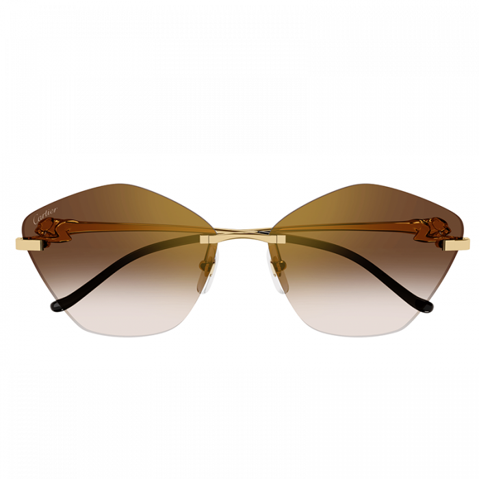 Cartier Panthere CT0429S 002 61 Gold Brown [2]