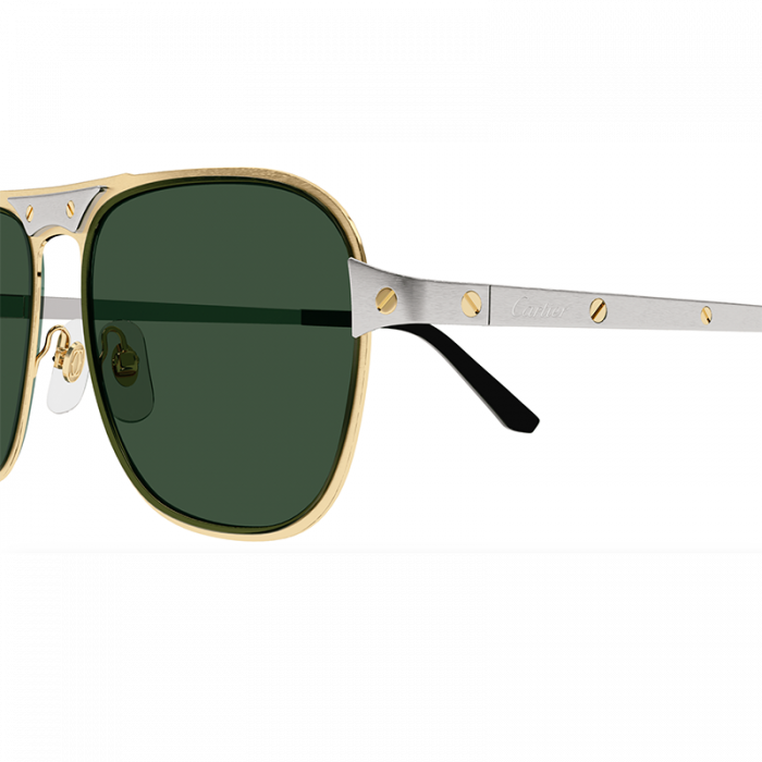 Cartier CT0532S 002 Gold Silver Green [3]